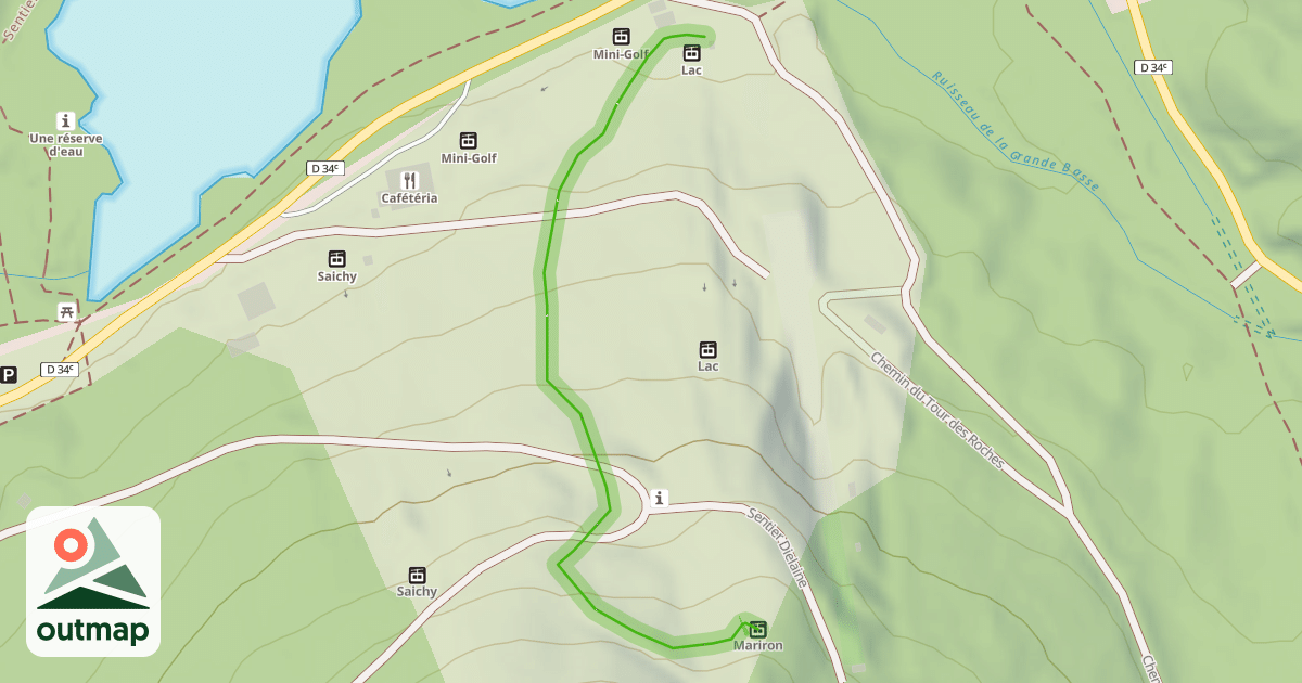 Map of Traversée
