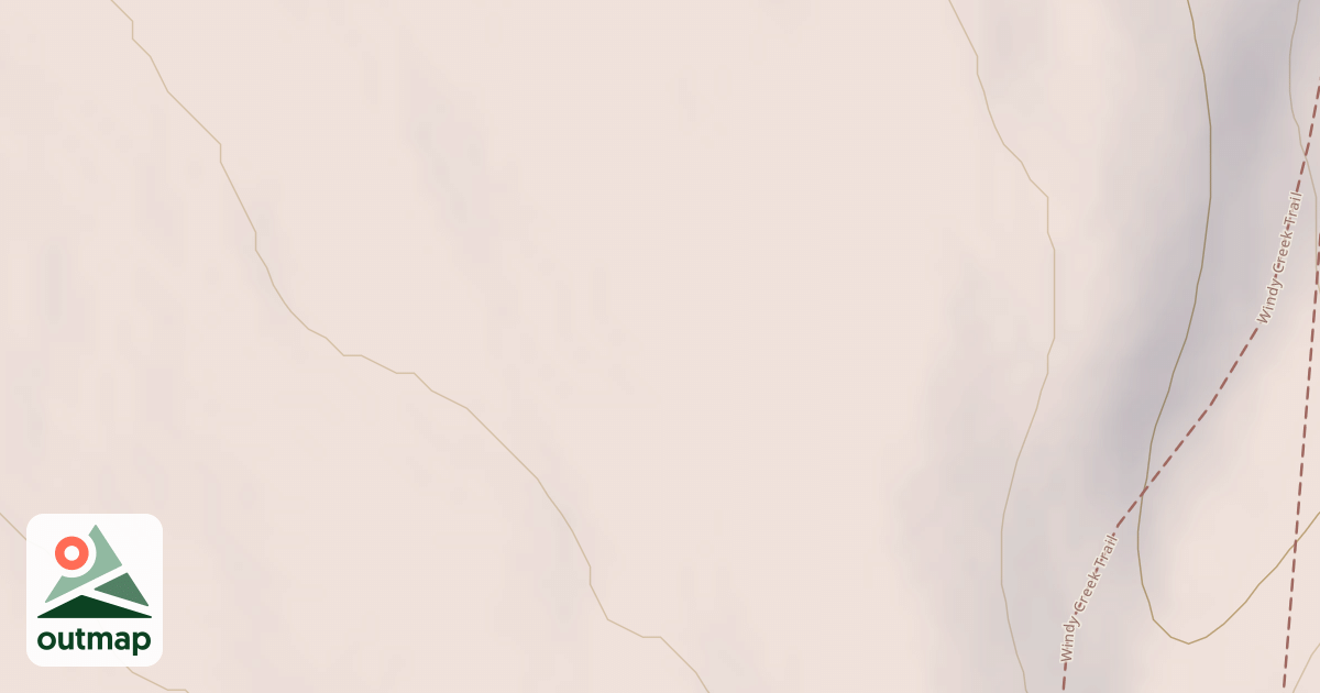 Map of Windy Creek Subsistence Ohv Trail