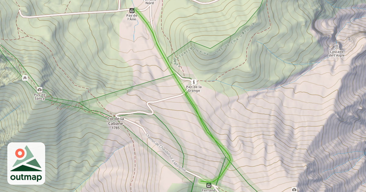 Map of Puy Ferrand