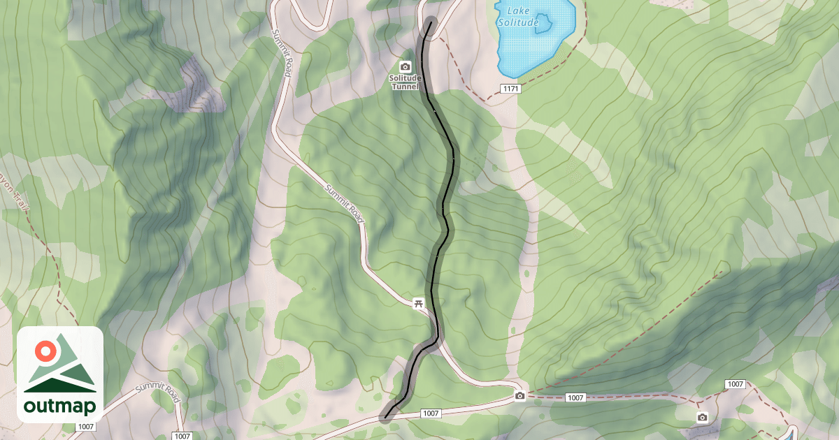 Map of Headwall Forrest