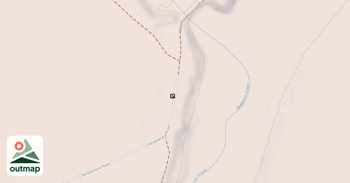 Map of Matthew Lourey State Trail