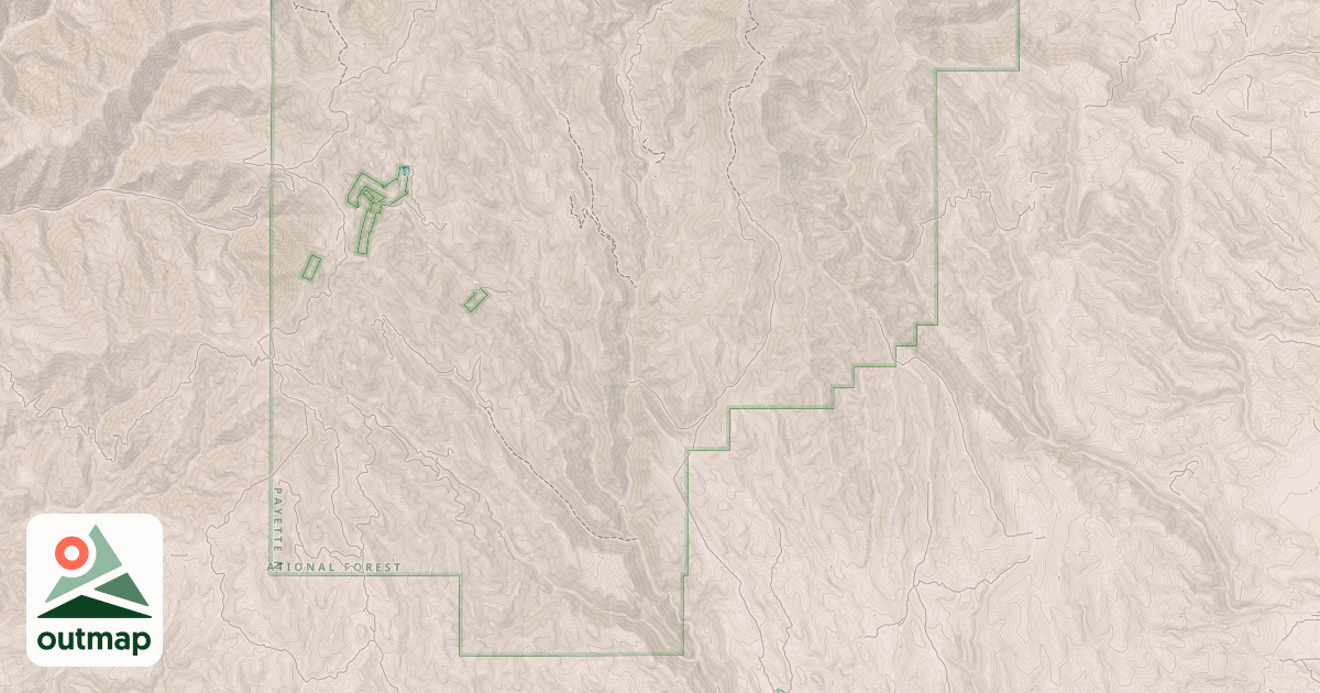 Map of MANN CREEK