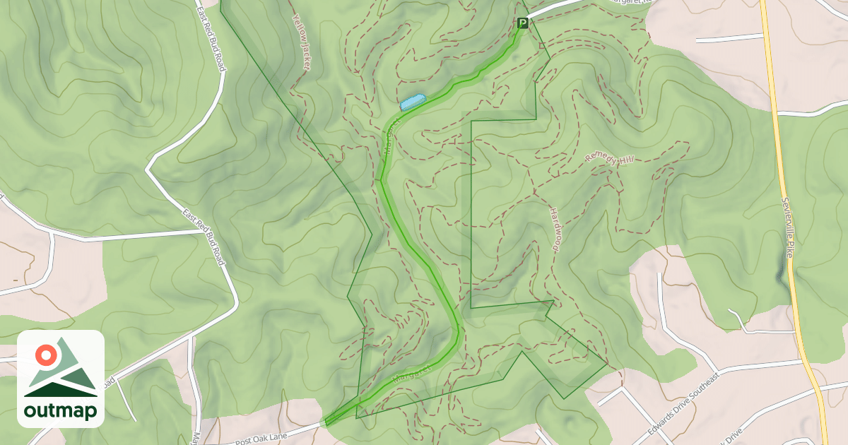 Map of Margaret