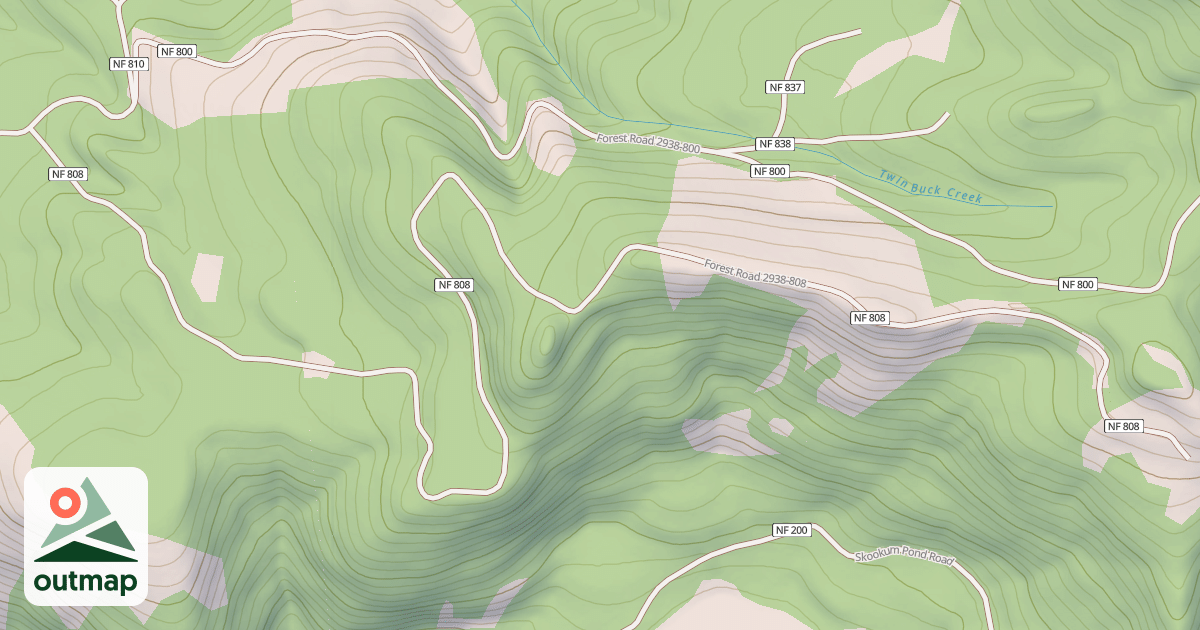 Map of BENCHMARK T.S.