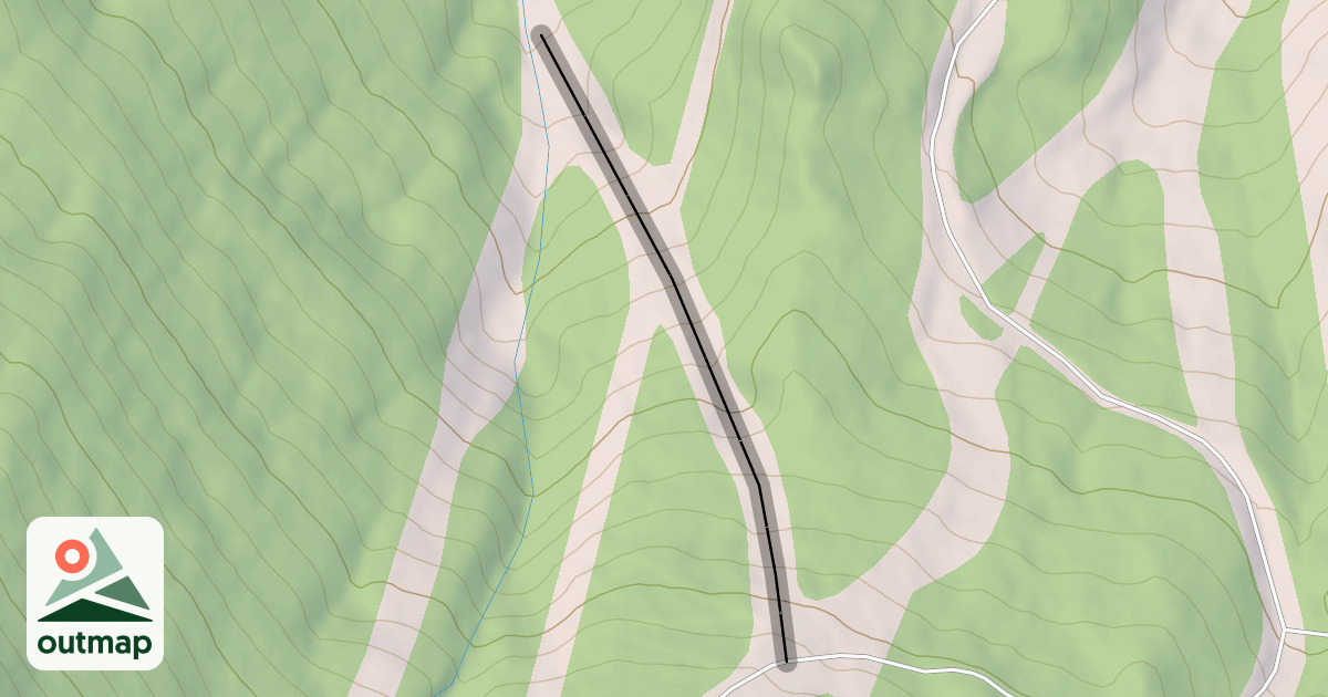 Map of Boulder Chute