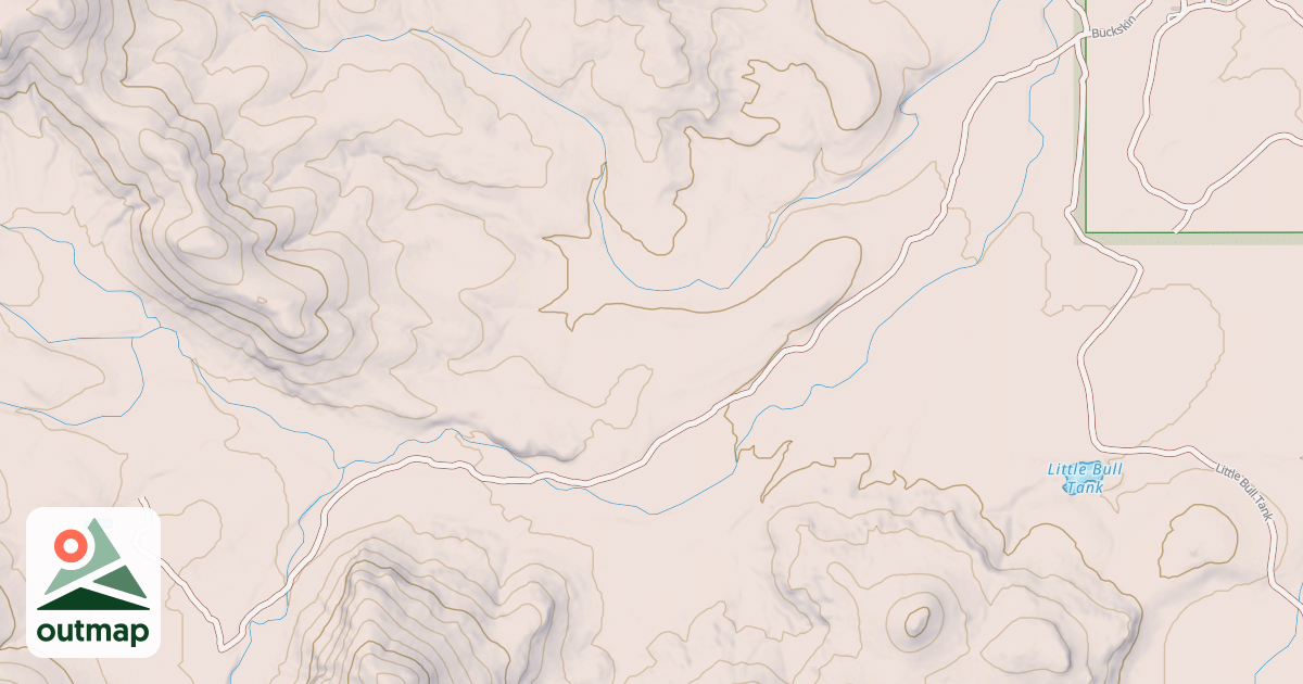 Map of BUCKSKIN