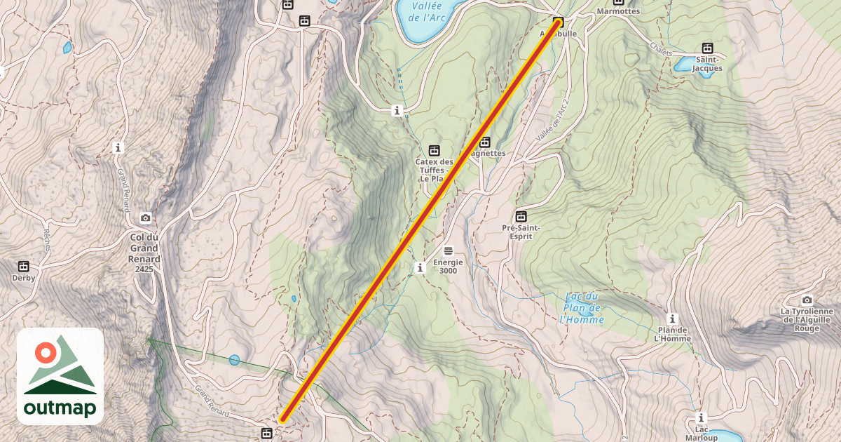 Map of Arcabulle