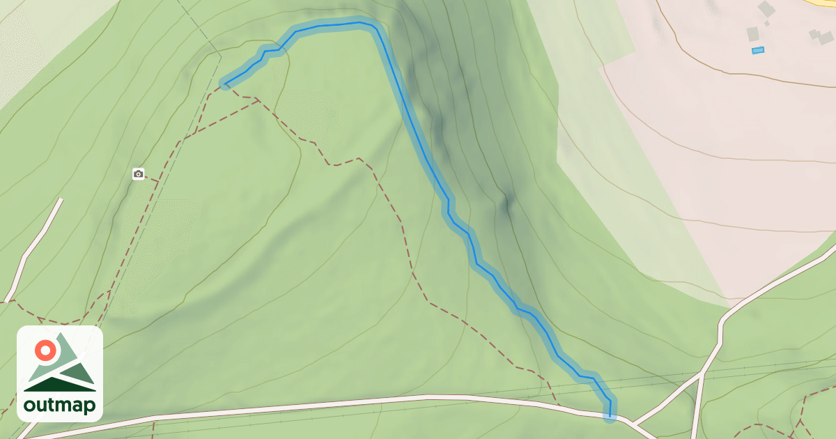 Map of Cotelôt (refermé, ronces en 2025)