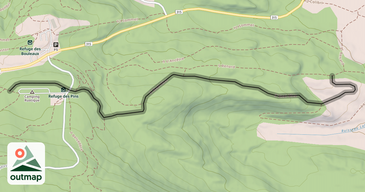 Map of 3 Geai-Bleu