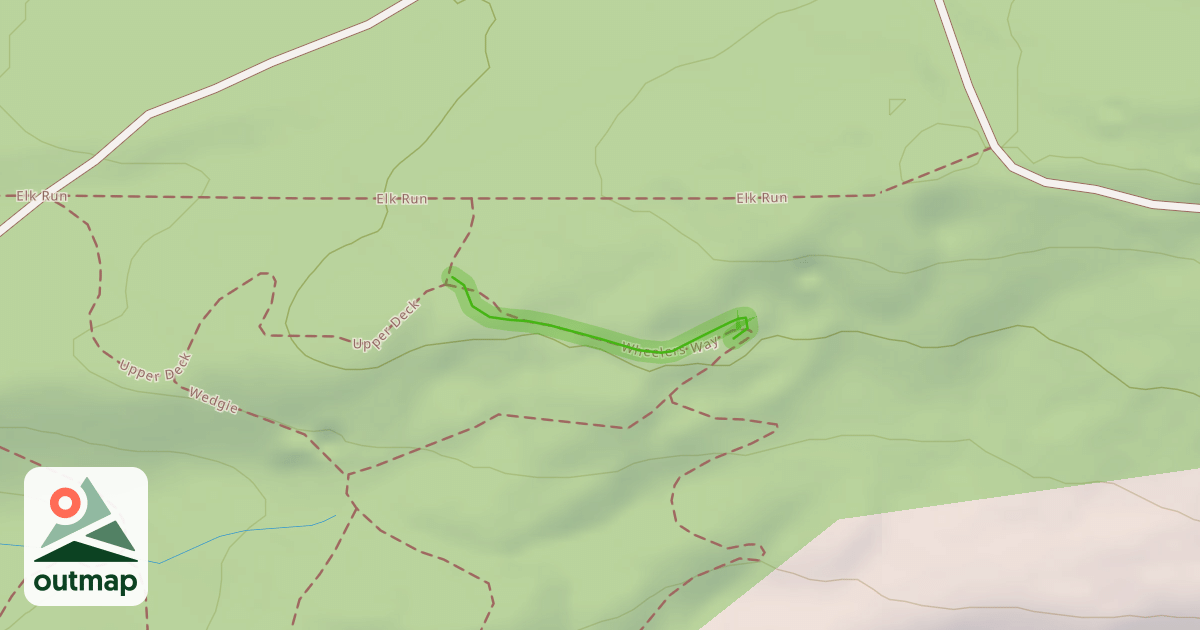 Map of Wheelers Way