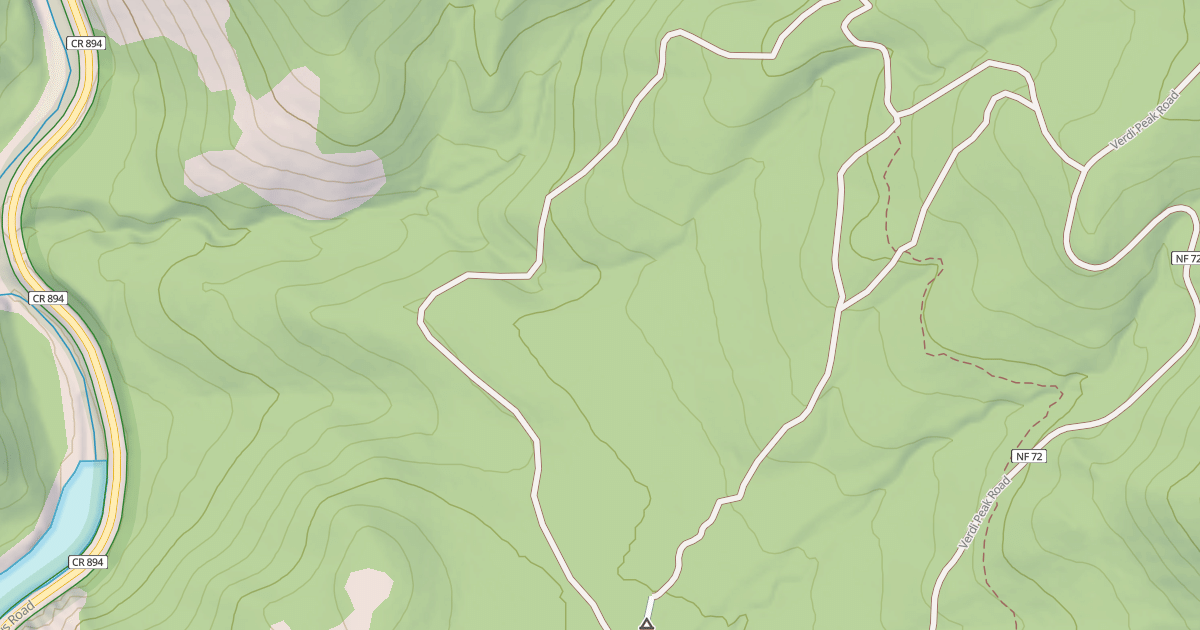 Map preview of BOCA SPRGS 4WD TIE