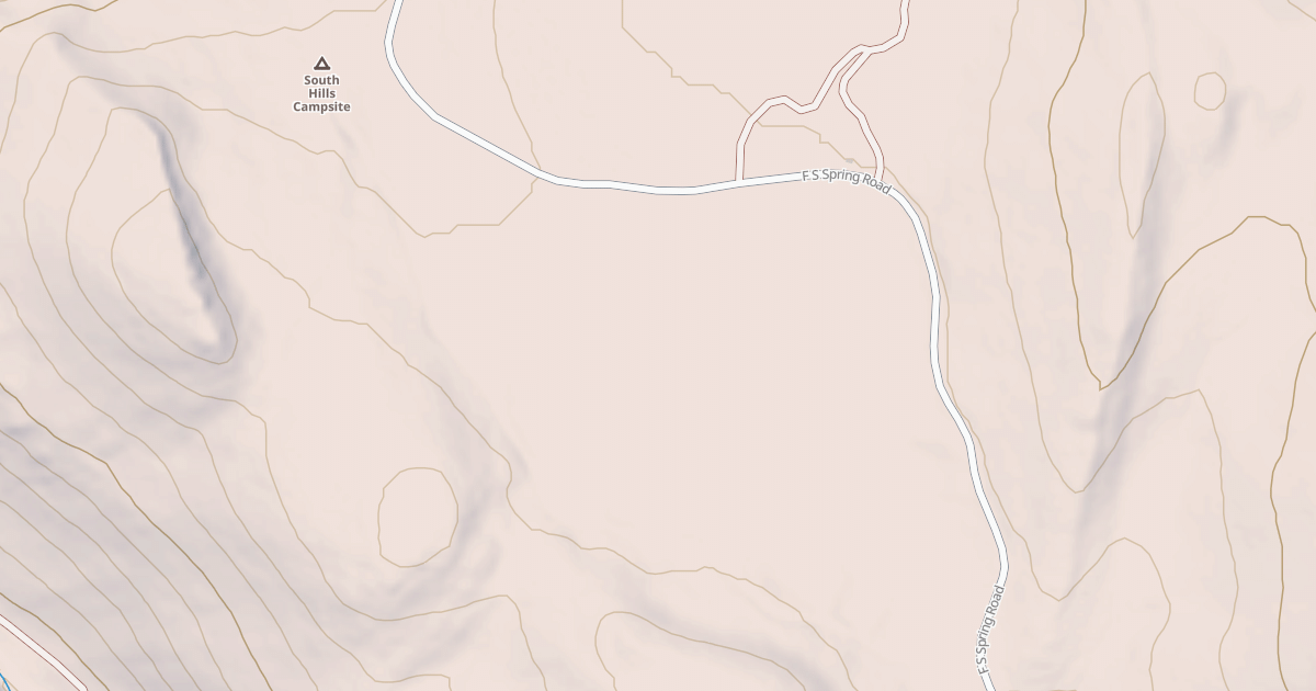 Map preview of FS FLATS CAMPING SPUR