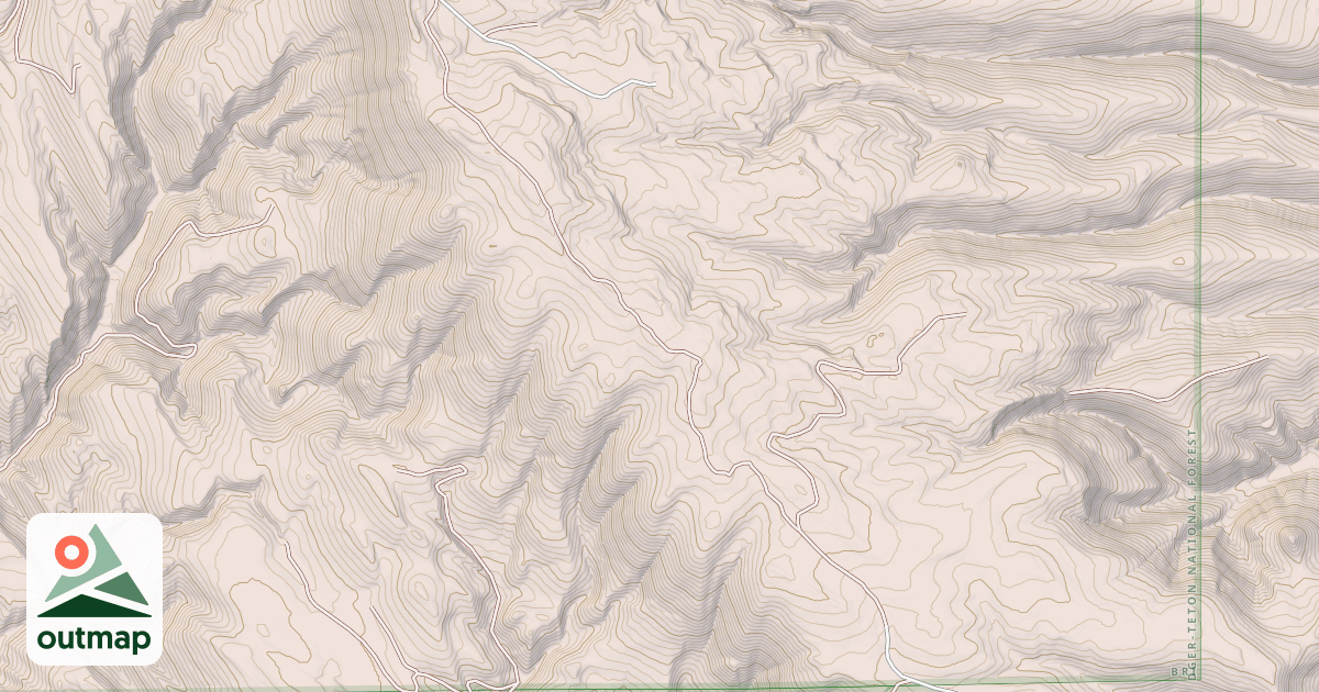 Map of DEADLINE RIDGE