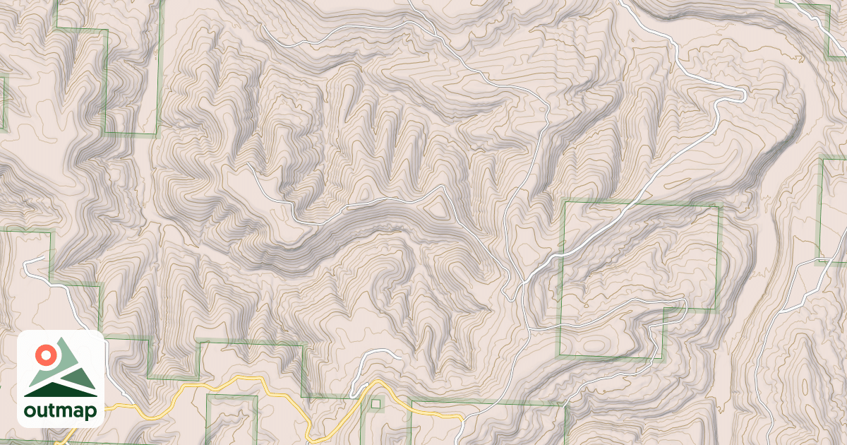 Map of BULL MOUNTAIN