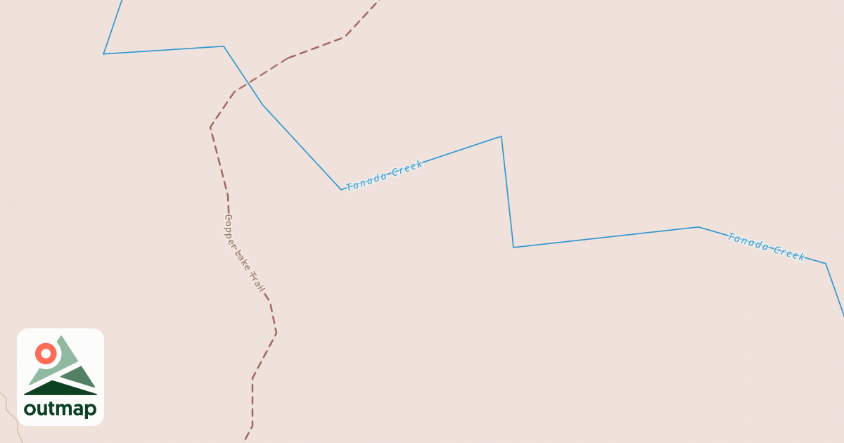 Map of Copper Lake Trail