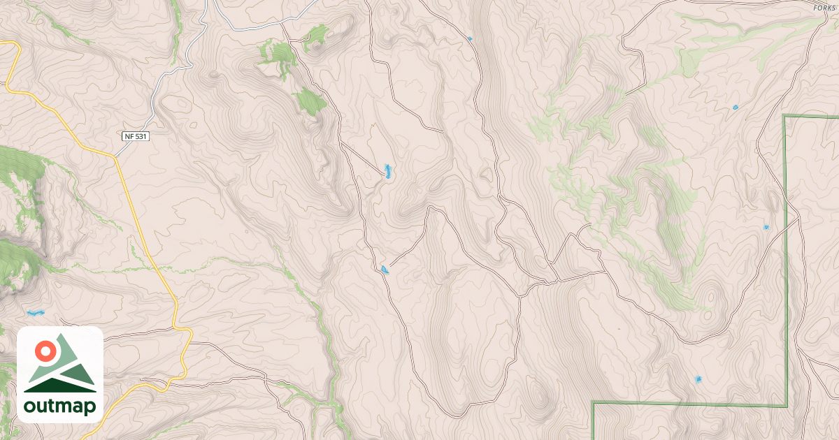 Map of LONG VALLEY