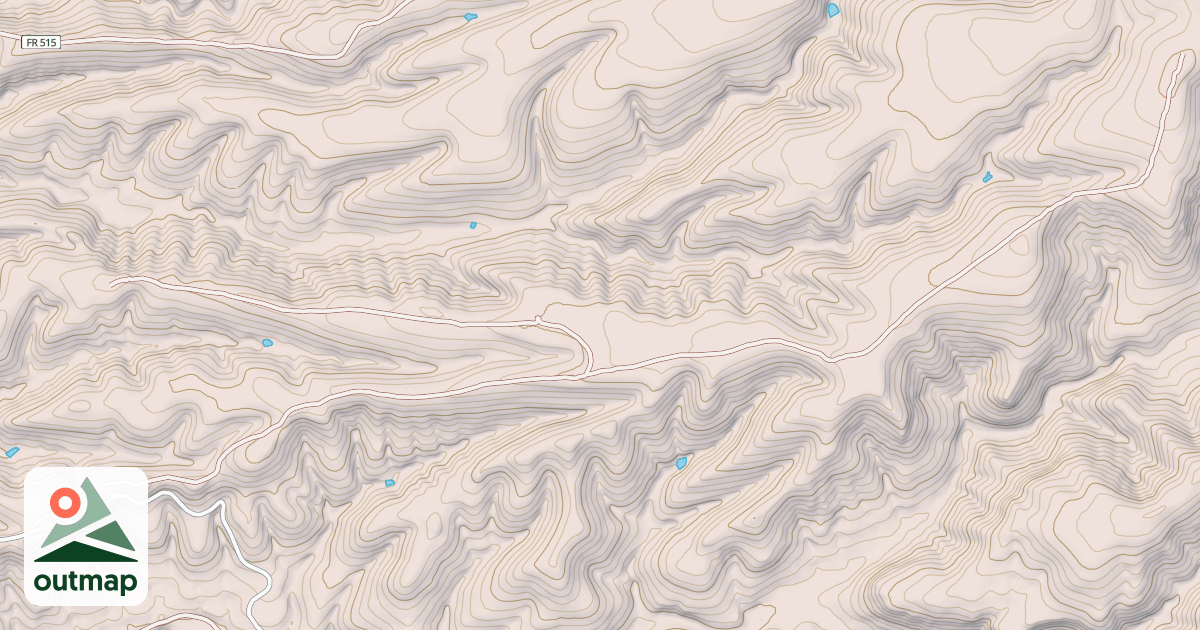 Map of USFS National Forest System Roads {5025C9B6-B69B-4336-A662-E0BA4DF037B4}