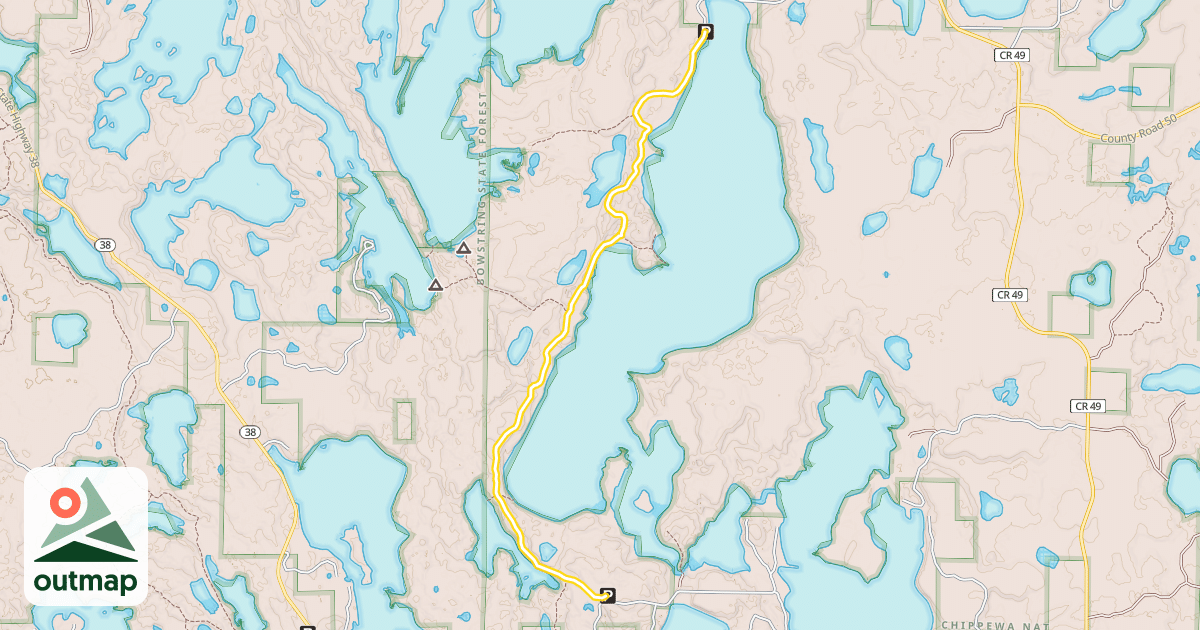 Map of Trout Lake Trail