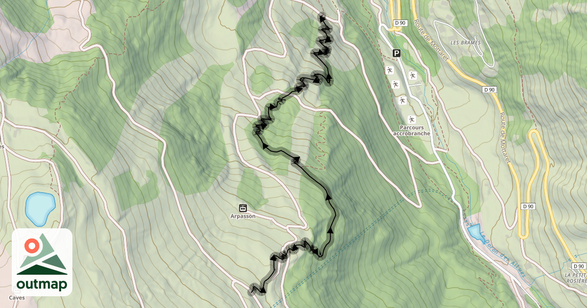 Map of DH5 Forest Jump