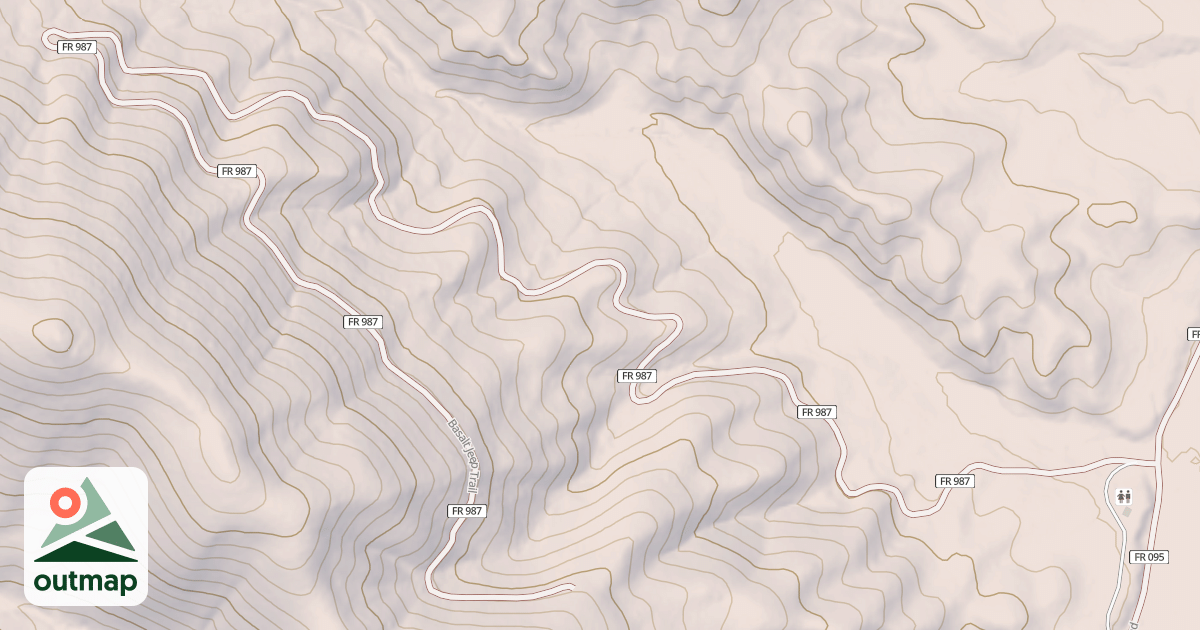 Map of WEST BASALT JEEP