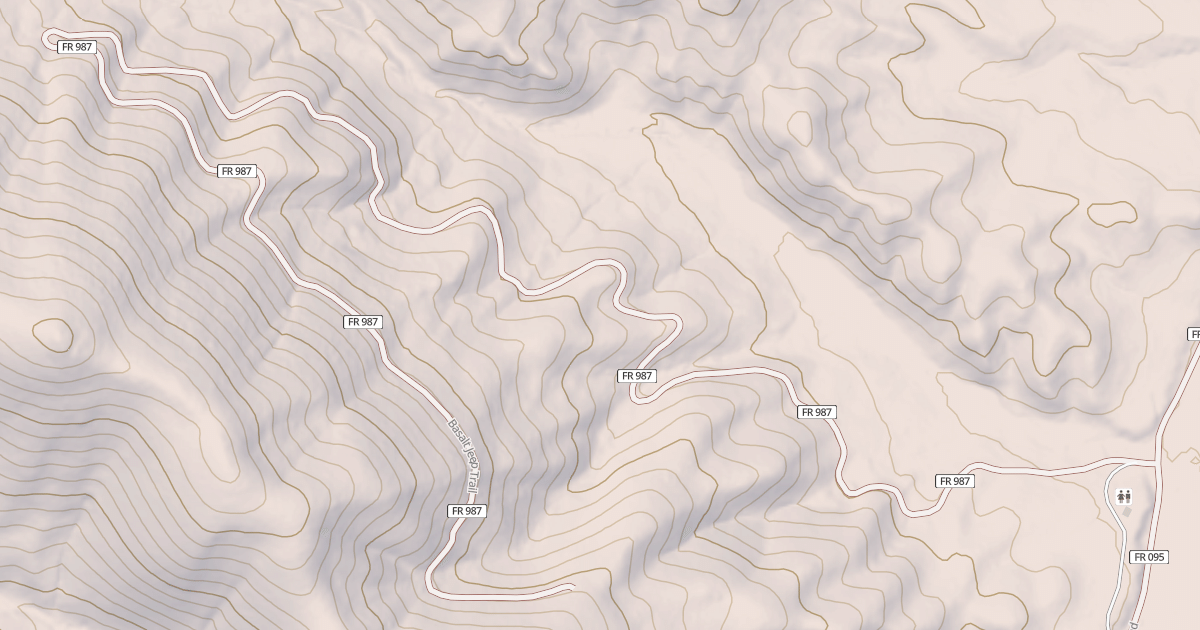 Map preview of WEST BASALT JEEP