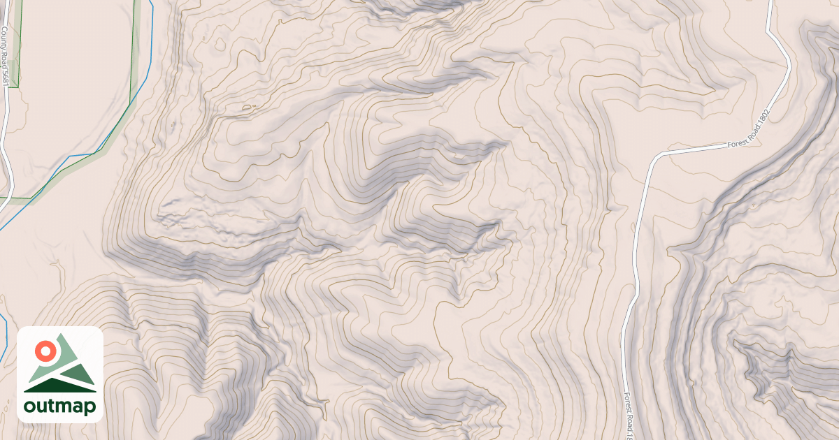 Map of USFS National Forest System Roads {4F1E01B3-1857-40E8-8EDC-FC083DAD114F}