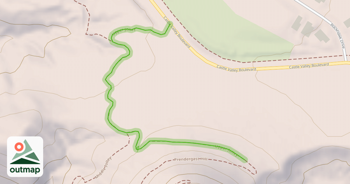 Map of Upper Jolley