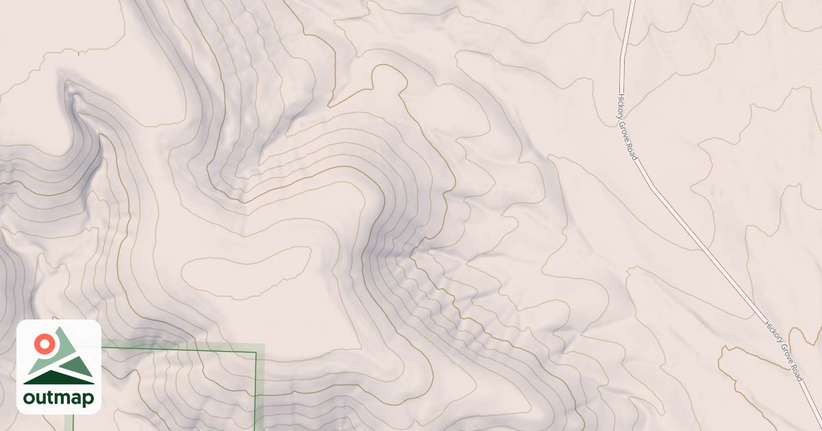Map of WHITE CR SPUR NORTH