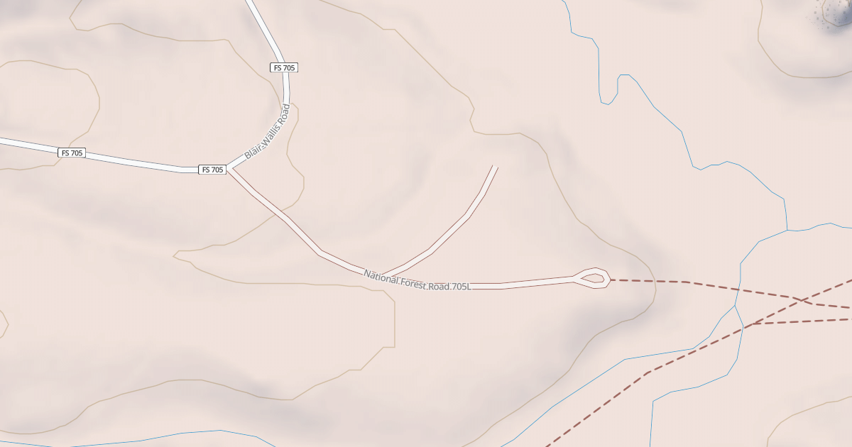 Map preview of BLAIR WALLIS RD SPUR L