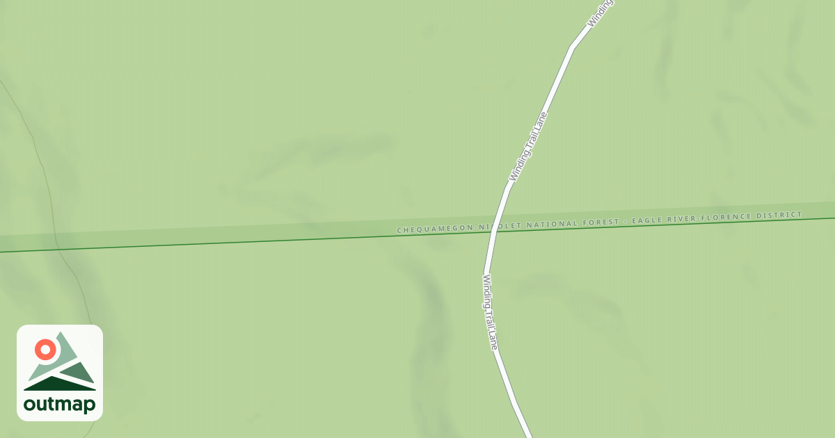 Map of FR 2541A - WINDING TRAIL SPUR