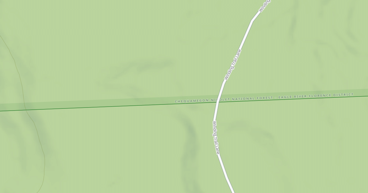 Map preview of FR 2541A - WINDING TRAIL SPUR