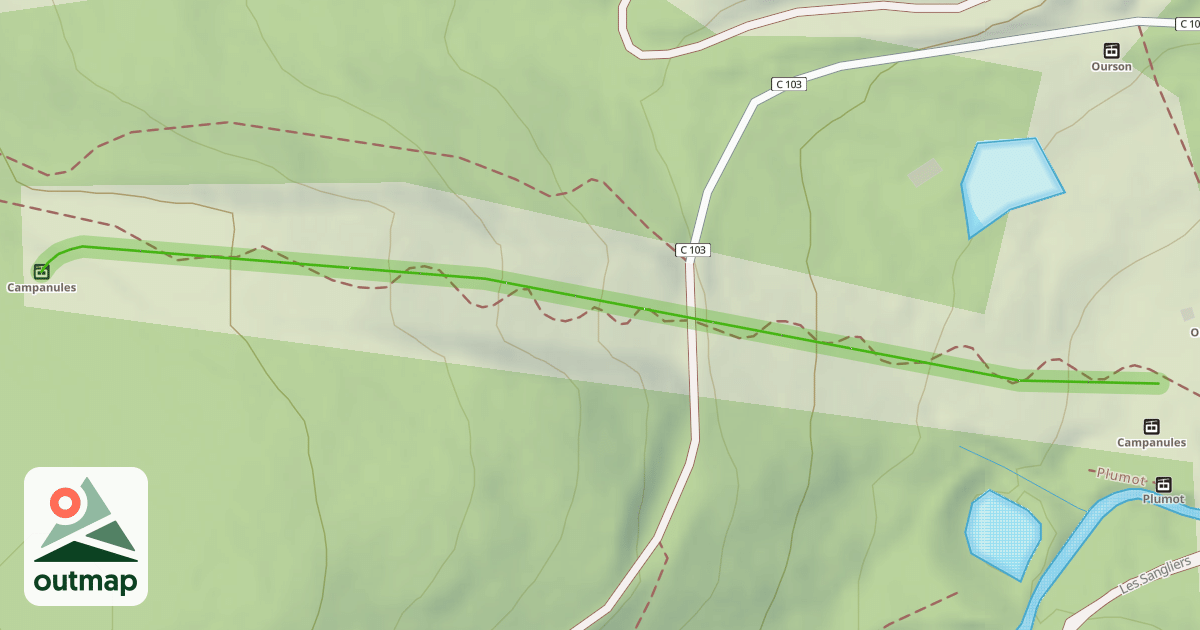 Map of Campanule