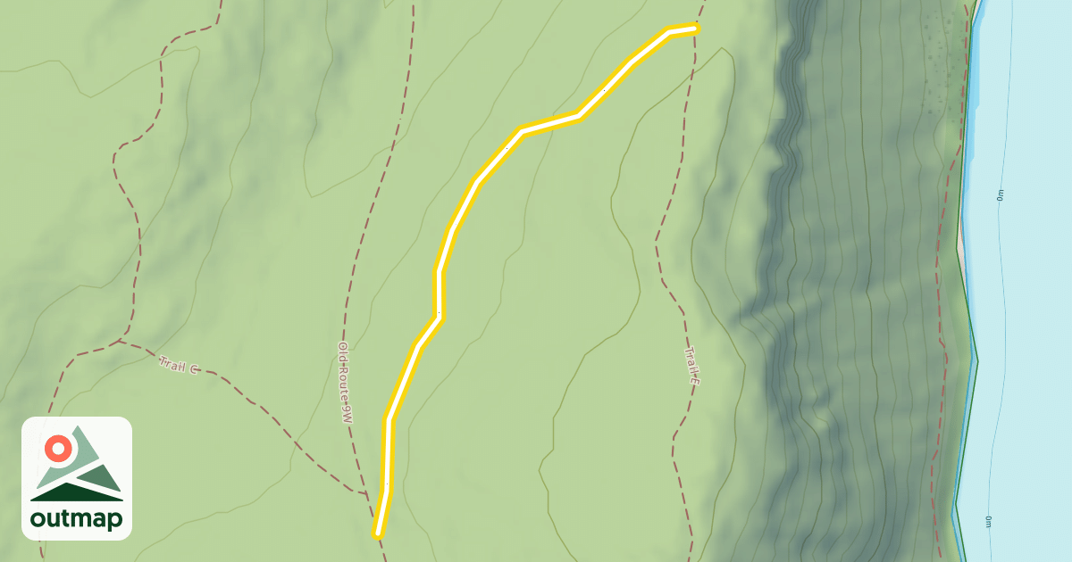 Map of Trail E