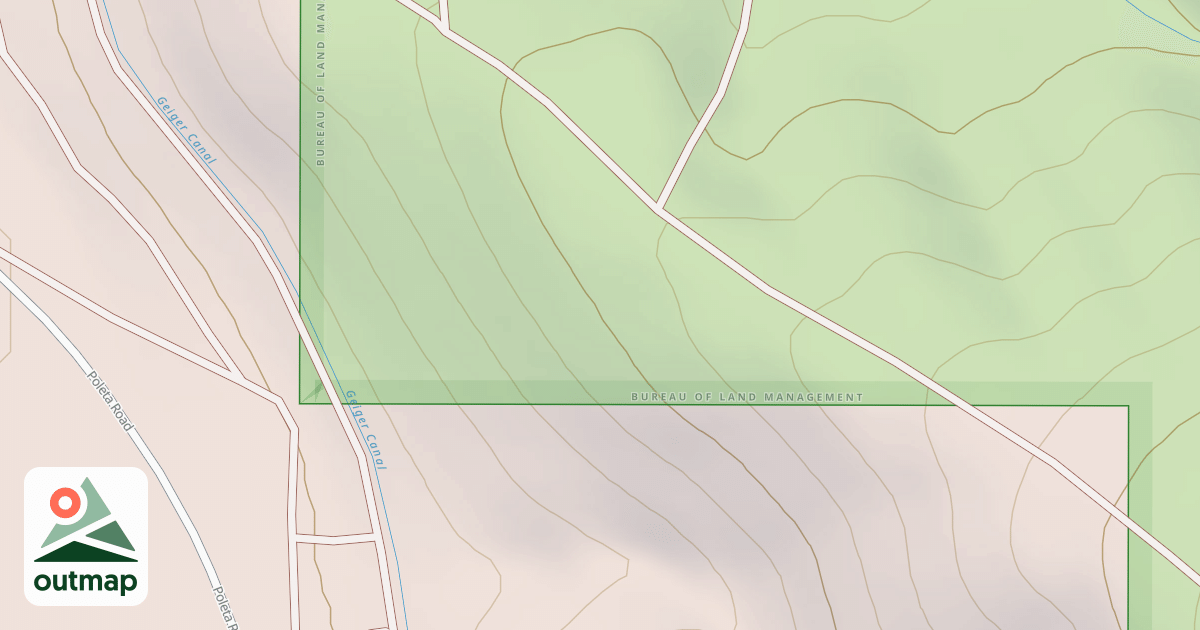 Map of BLM National GTLF Public Motorized Roads 5024c92a-182c-4277-ae7f-e196a4bc994c