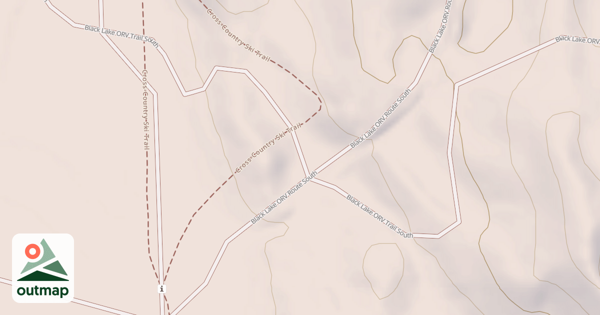 Map of Black Lake Trail