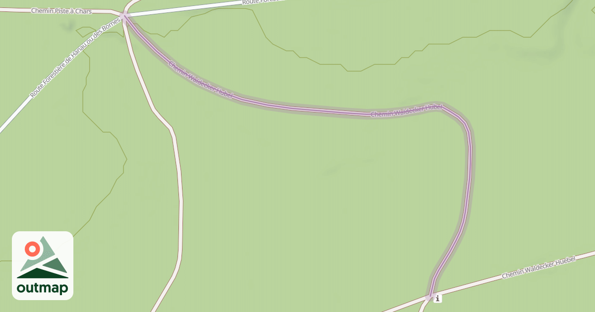 Map of Chemin Waldecker Hubel