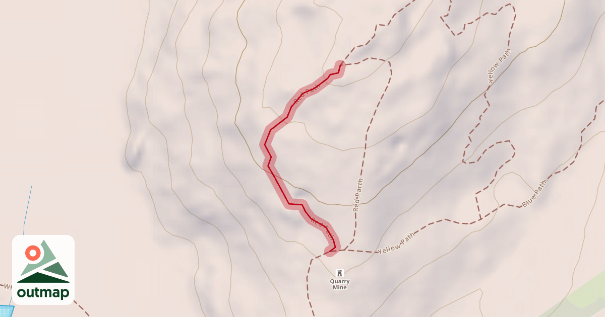 Map of Red Path