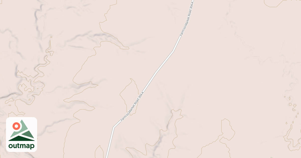 Map of LUCAS CREEK SPUR