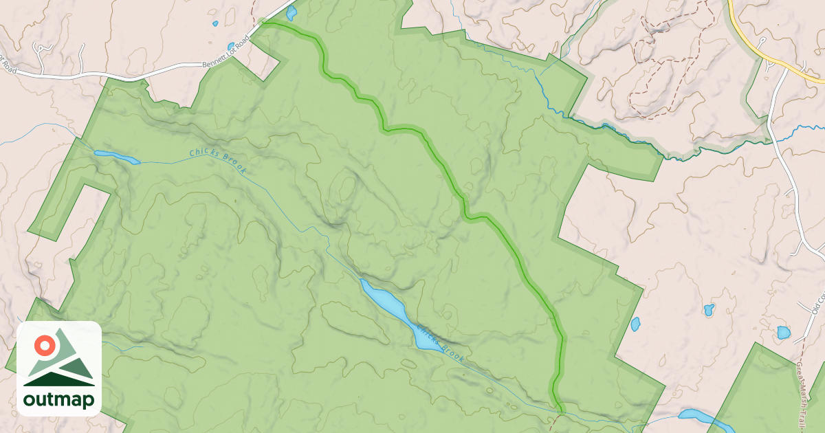 Map of Norman Mill Trail
