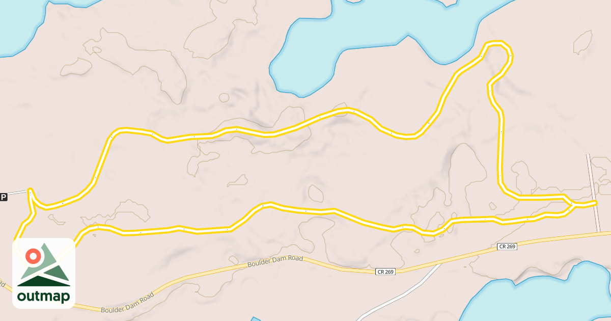Map of Blue Ox Trail