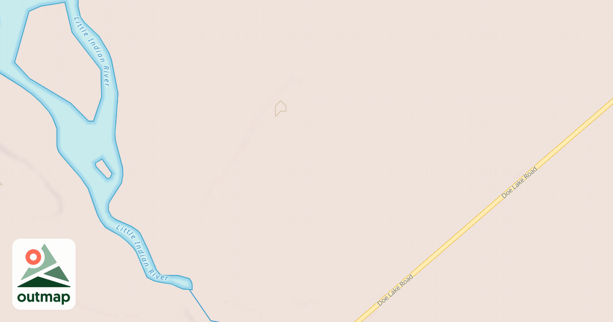Map of DOE LAKE SPUR A