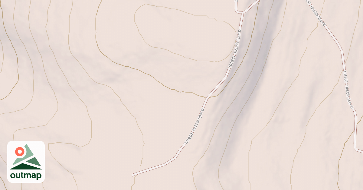 Map of HOBBLE SPUR D