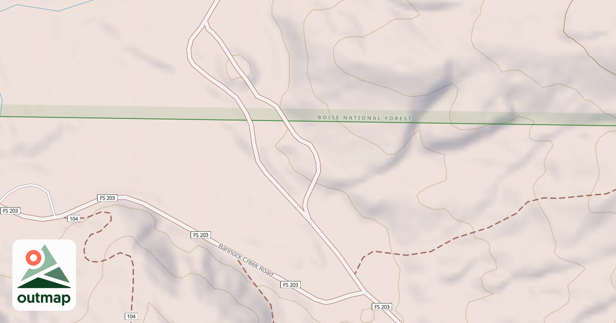 Map of Granite Creek Access