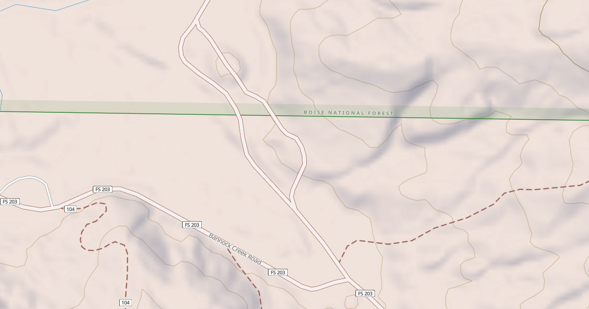 Map preview of Granite Creek Access