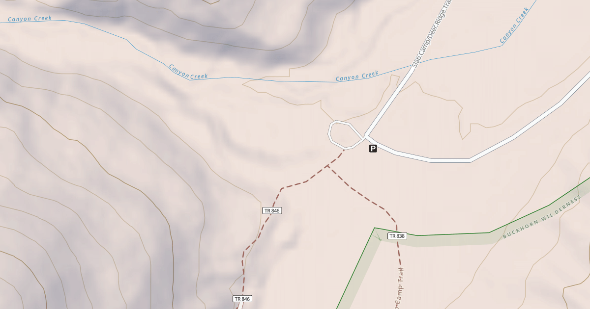 Map preview of USFS National Forest System Roads {8ED95E80-A969-48EB-9938-DB7DA3D5DE40}