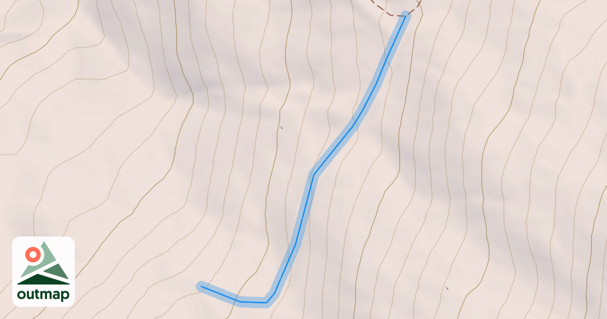 Map of Liaison Crêtes-Cairn