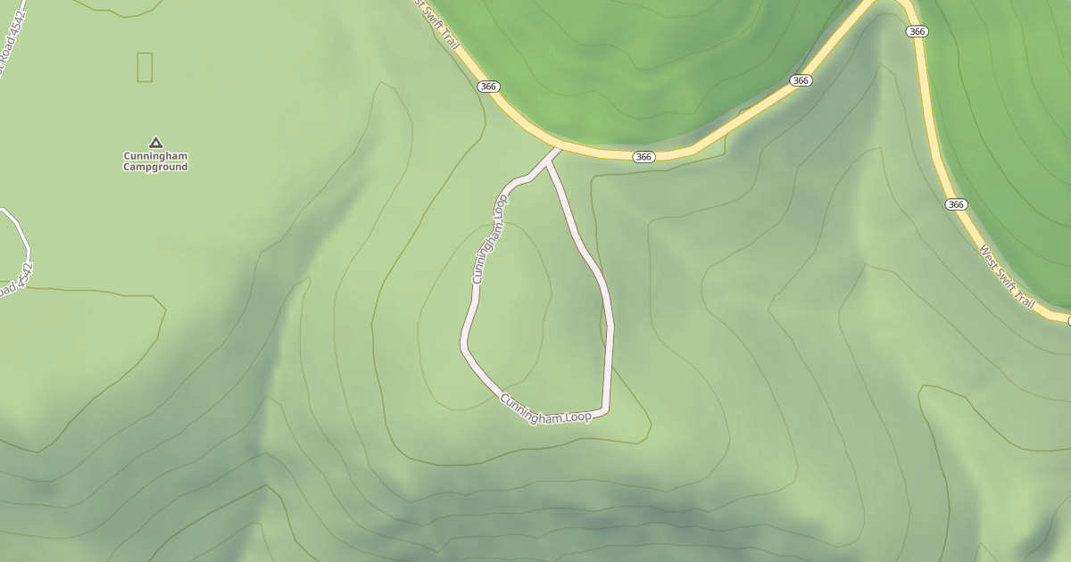 Map preview of CUNNINGHAM LOOP