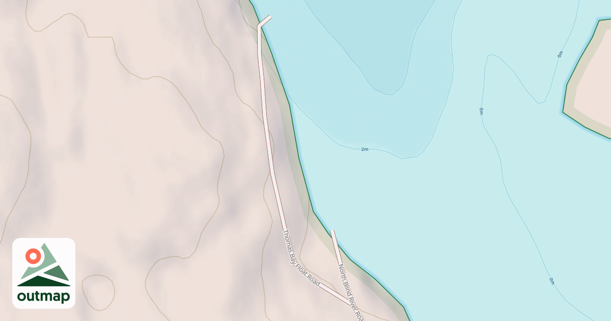 Map of THOMAS BAY FLOAT