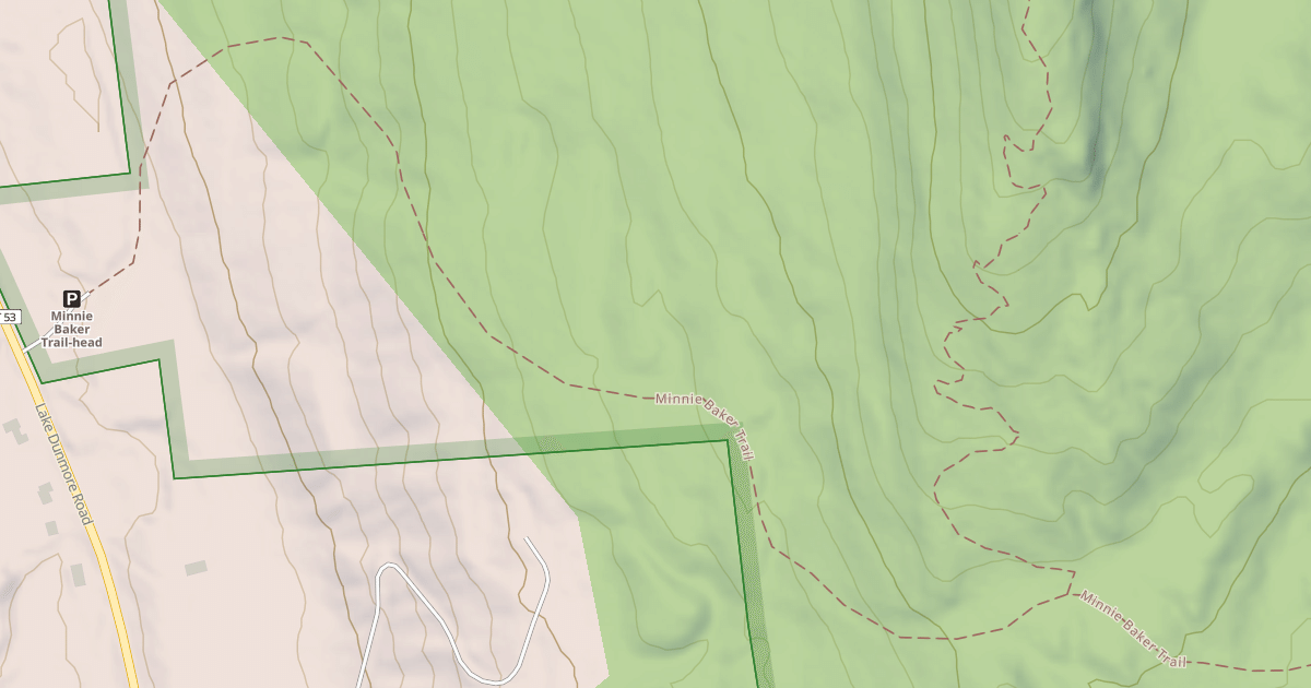 Map preview of Minnie Baker