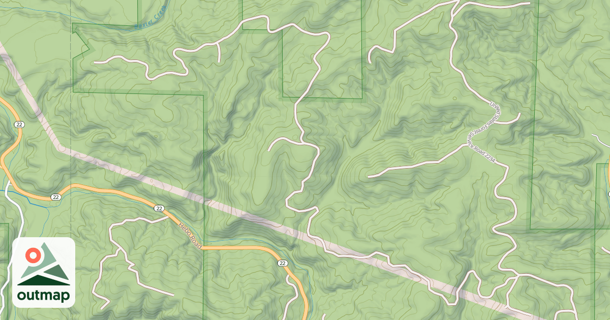 Map of BUCK CREEK